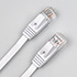 Патч-корд UTP Cat.6 RJ-45 M - RJ-45 M белый 1м плоский CN-0115F White