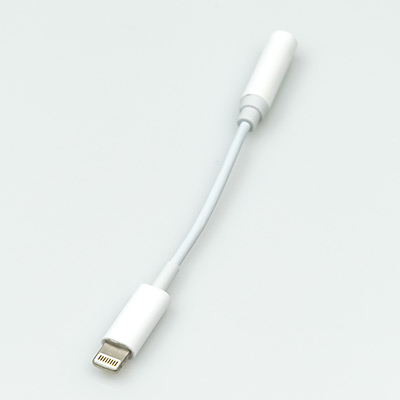 Переходник Apple Lightning M - minijack F 3.5 мм белый 9см CI-1301 White main photo