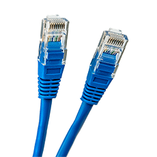 Патч-корд UTP Cat.5e RJ-45 M - RJ-45 M синий 1м Dialog CN-0110 Blue