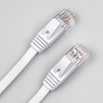 Патч-корд UTP Cat.6 RJ-45 M - RJ-45 M белый 1м плоский CN-0115F White main photo