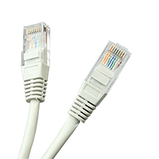 Патч-корд UTP Cat.5e RJ-45 M - RJ-45 M серый 10м Dialog CN-0210 Beige