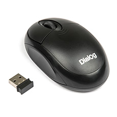 Wireless mouse Dialog MROP-00UB Black